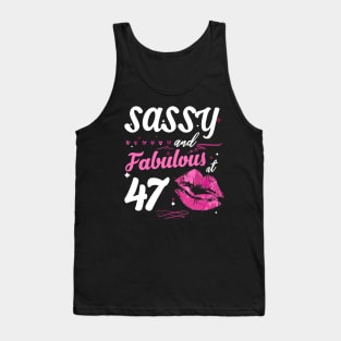 Sassy and Fabulous Birthday 1972 Tank Top